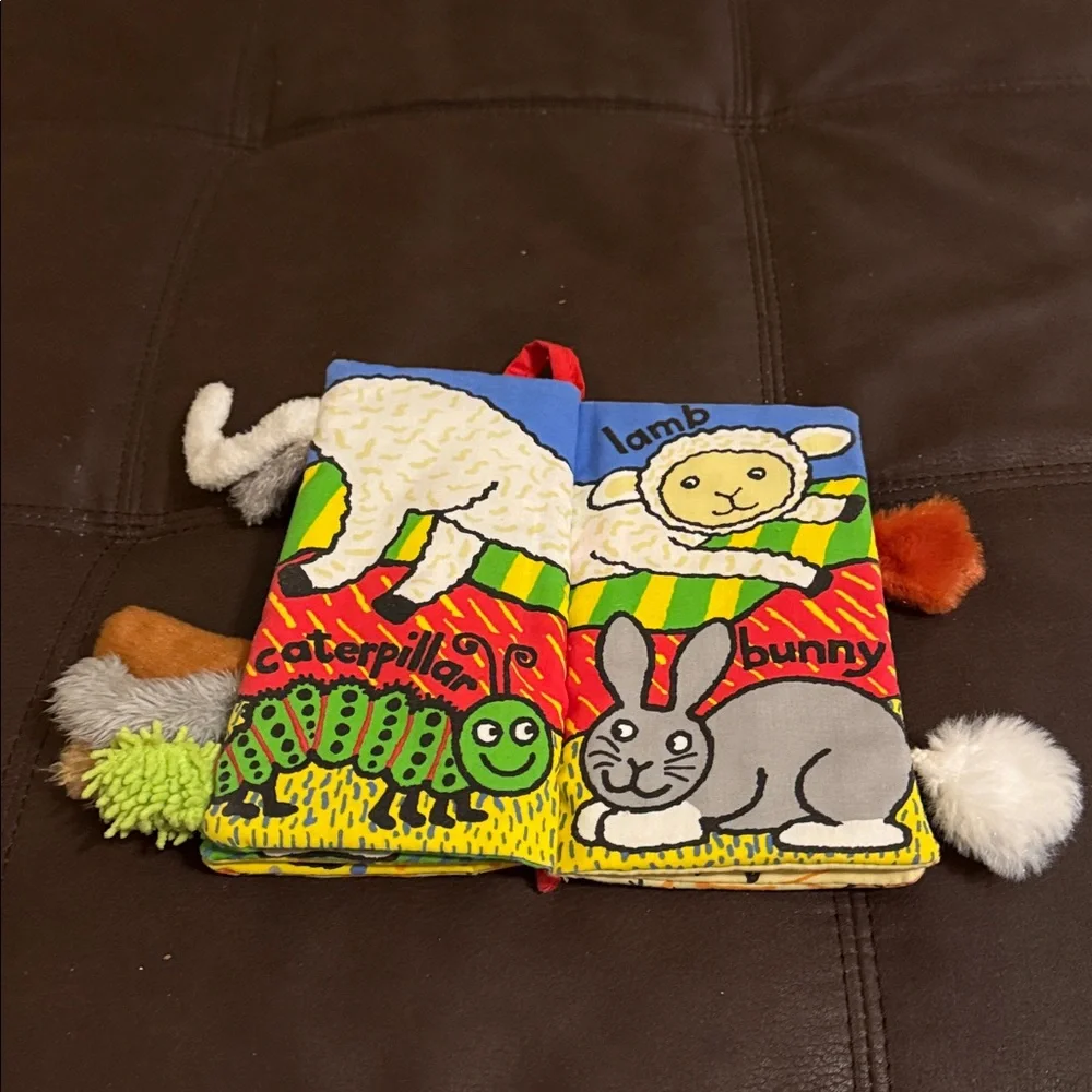 Jellycat‎ Fluffy Tails Pet Activity Book - Multicolor